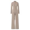 Winter Brushed Tracksuit Set Zip Up Hoodie Straight Leg Pants Casual Sportswear Women