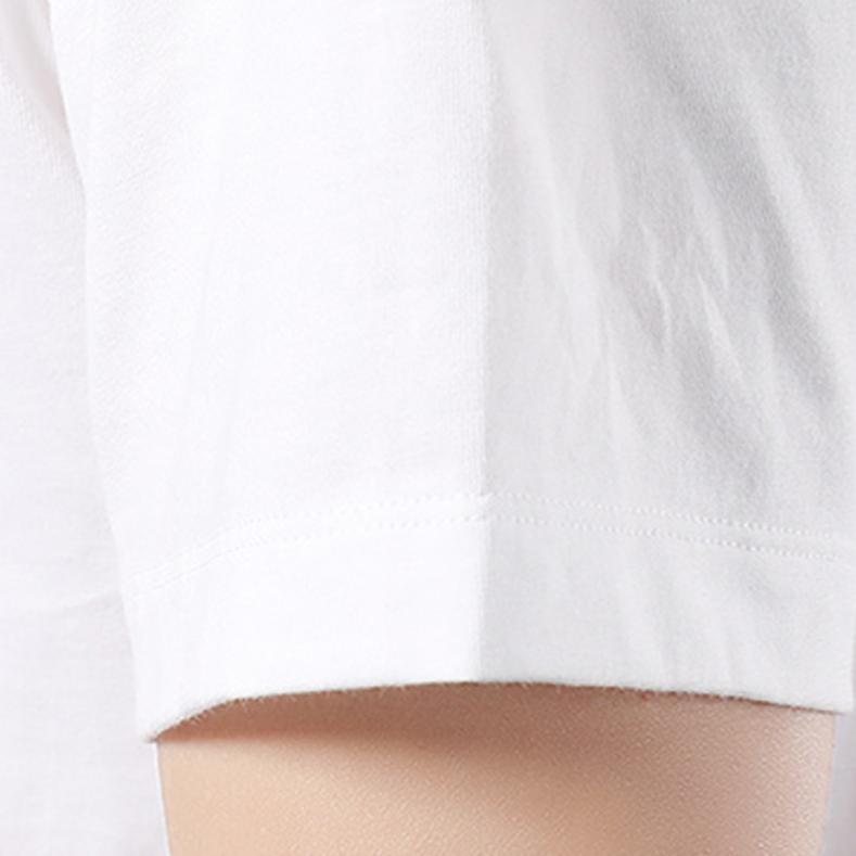 Nike Just Do It Scrisoare Sport Tricou Casual cu Mânecă Scurtă Topuri Bărbați Alb CT6301-100