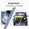 1/24 Suzuki Jimny Offroad SUV Legierung Diecast Modellfahrzeug Sound & Licht Sammlung Ausstellung Hobby Dekoration Geschenke für Freund