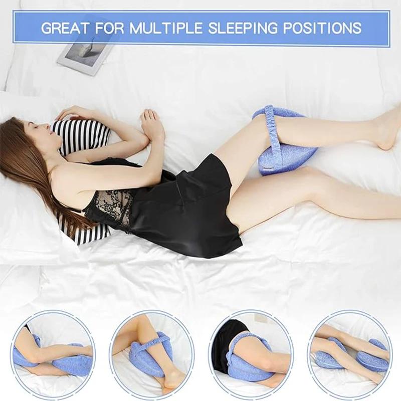 Foam Support Pillow Memory Foam Knee Pillow for Side Sleeper Ergonomic Design Pain Sciatica Hip Back Knees Relief Bedding Home