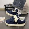 Niche ins style youth non-slip wear-resistant bread shoes men's and women's retro versatile casual sports shoes