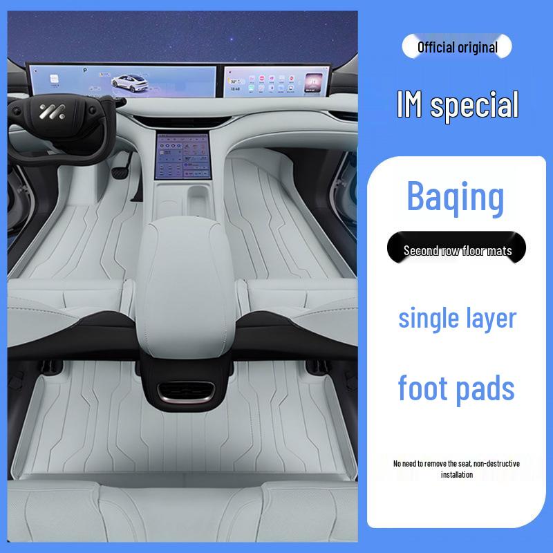 Zeekr LS6 Full Coverage Eco-Friendly Leather Car Floor Mats for Interior Protection