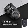 New Abs Carbon Auto Key Fob Case Fit For Toyota Vios Yaris 2013 2014 Yaris L Hiace Key Fob Cover Protective Cover