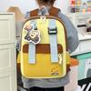 Color Block Kindergarten Schoolbag Cartoon Lightweight Large Capacity Children's Backpack