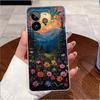 Cute Funny Cartoon Cat Design Pattern Phone Case For Realme GT 7 Pro 5G Clear TPU Soft Cover Anti-scratch Couple Shell