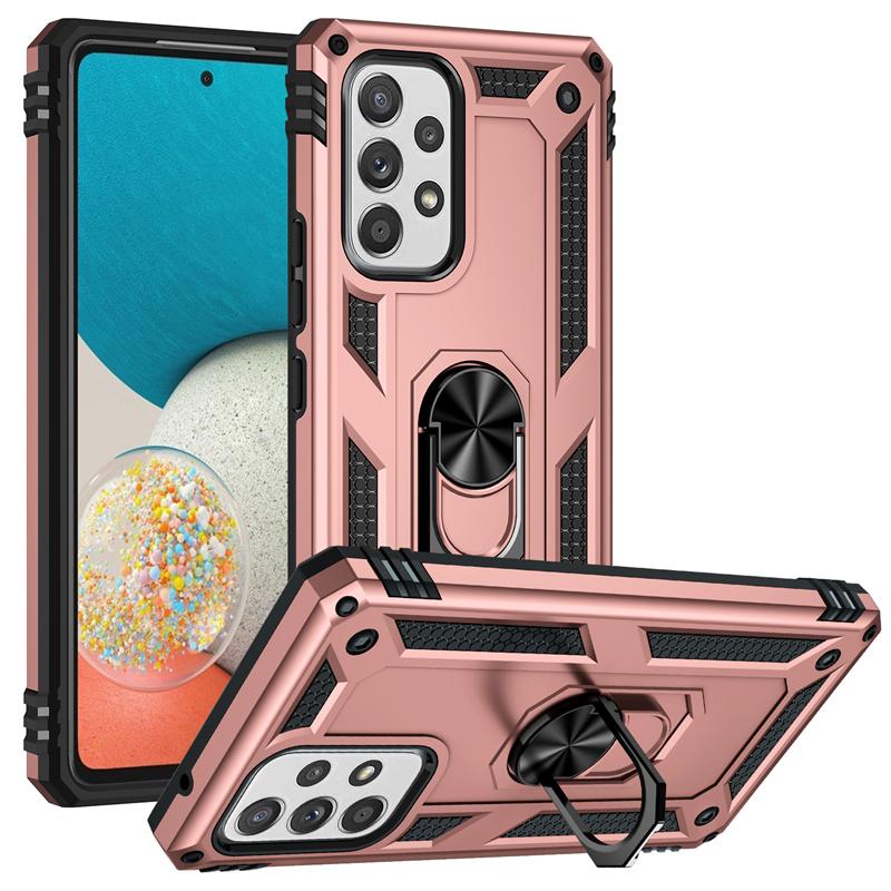 For Samsung Galaxy A53 A23 A33 A73 5G Deksel Armor Støtsikkert Coque For Samsung A53 A 23 33 53 73 Magnetisk Bilholder Ringdeksel