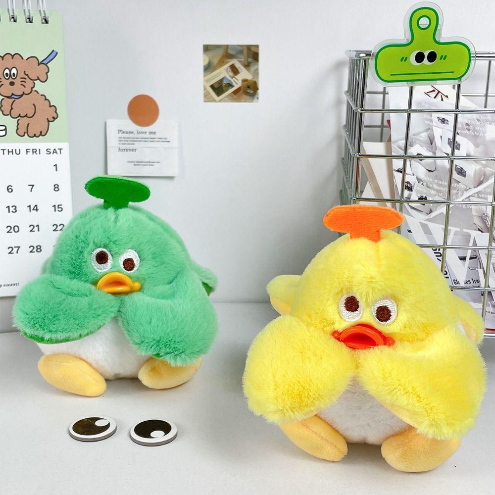 

Plush Stuffed Duck Plush Pendant Toys Banana Duck Keychain Fashion Bag Hanging