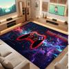 Game Controller Theme Crystal Velvet Floor Rug Personalized Custom Name Text Warm Carpet Home Decoration