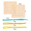 Wooden Threading Toy Rope Game Montessori Activity for Kids Valentines Day Gifts
