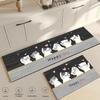 Cat Kitchen Corner  Long Floor Mat Absorbent Non-slip Vinyl Rug Quality Washable Bedroom Hallway Corner Bathroom Doormat Carpet