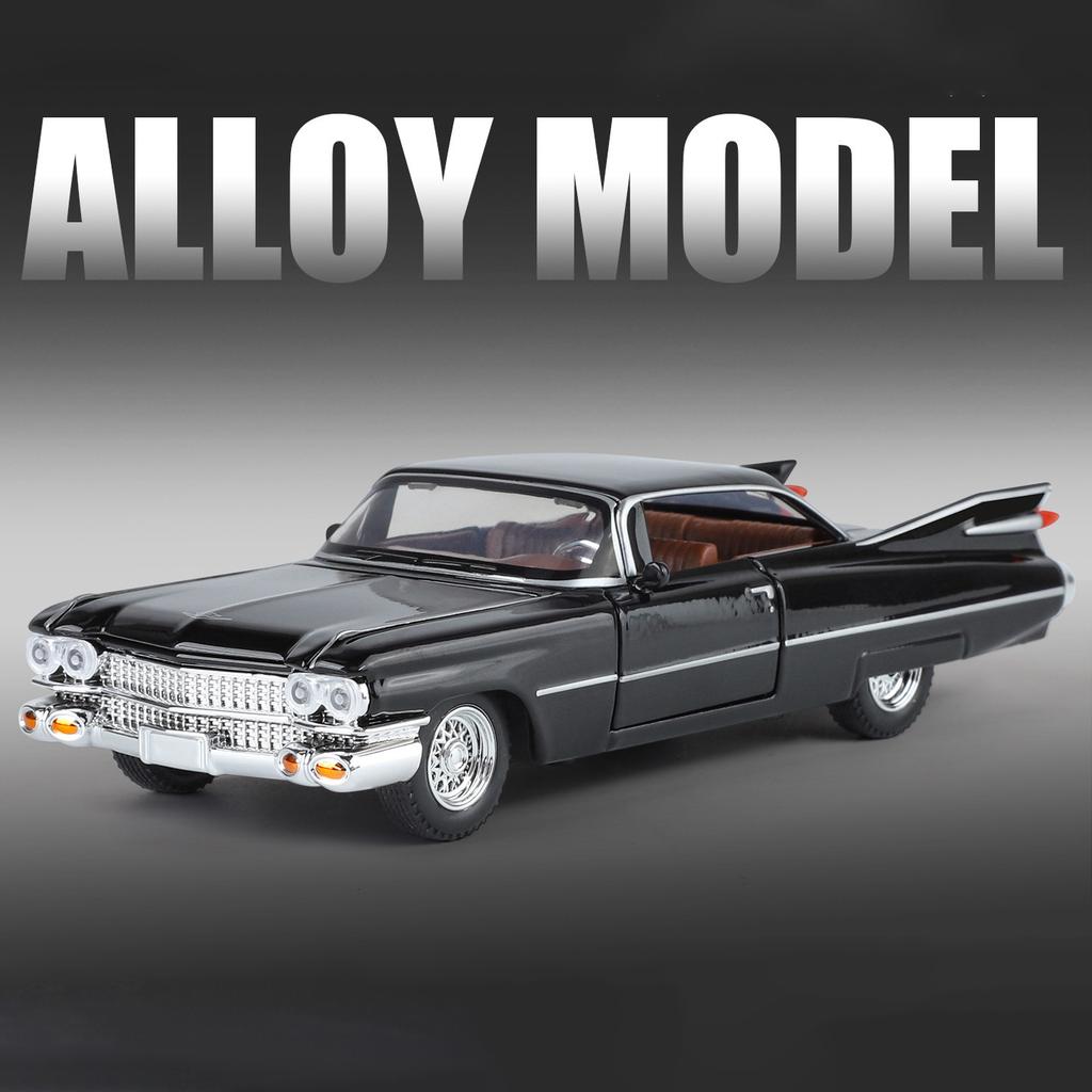 1/32 Cadillac Eldorado Biarritz Alloy Model Car Toy Diecasts Metal Casting Sound and Light Car Toys for Children Vehicle