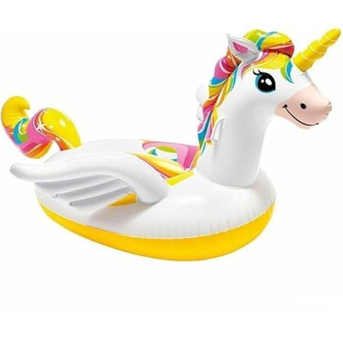 Matelas Gonflable - INTEX - Licorne - Multicolore - 28,5 X 45,5 X 26 Cm - Enfants 3 Ans Et Plus