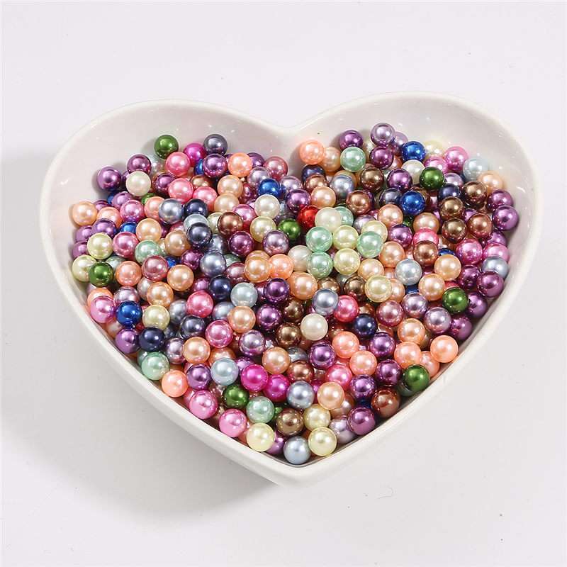 6/8/10mm Round Plastic Spacer Balls Without Hole Decorative Beads for DIY Jewelry