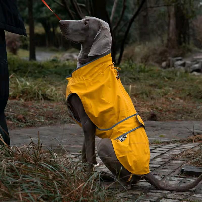 Waterproof Puppy Dog Raincoat Pet Outdoor Rain Jacket Vest Reflection Dog Clothes Windproof Vest Clothes Accessories for Dog