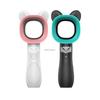 2025Mini Portable USB Wireless Leafless Fan Cartoon Small Fan Cute Cat Rechargeable 3-speed Horizontal Fan Handheld Mini Cooler