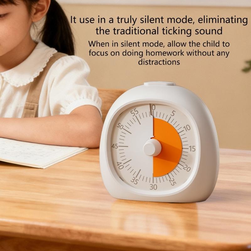 Visual Timer Children Selves-disciplines Tool Countdown 60-Minutes Timer Simple Twist Function For Easy Time Setting
