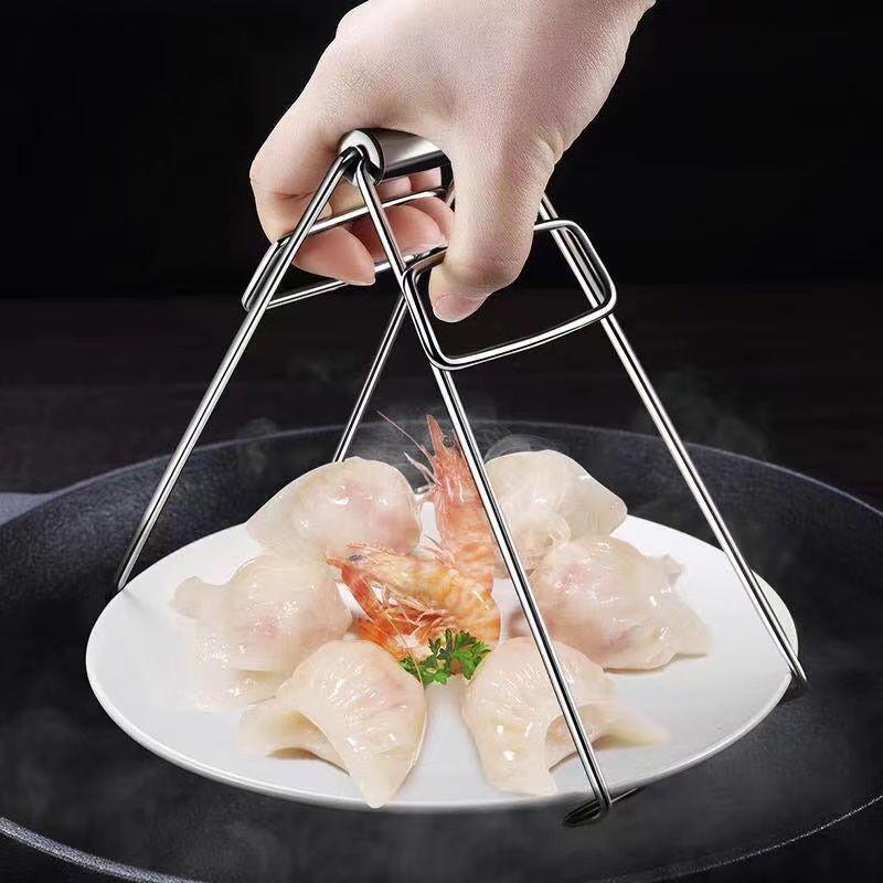Non-Slip Stainless Steel Bowl & Plate Lifter