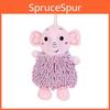 Cartoon Elephant Terry Cloth Hand Towel With Plush Toy For Kids