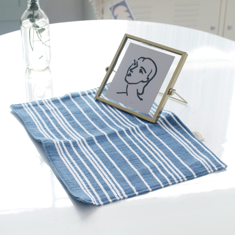 Peter Pan Dobby Embroidery Line Cotton Tea Tablecloth 35x26