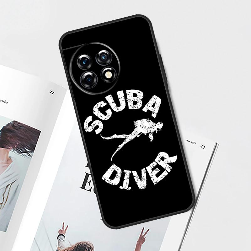 Scuba Diver Diving Case For OnePlus Nord 5 CE 2 3 4 Lite N20 N30 OnePlus 13T 13R 12R 9 10 Pro 11 12 13 15 Cover