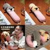 Cute Cartoon Long Tongue Puppy Design Portable Neck Pillow For Travel And Rest