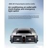 Suitable for Toyota Corolla 2008-2013 Car Air Conditioner Trend with Clock Display with Emergency Light Switch