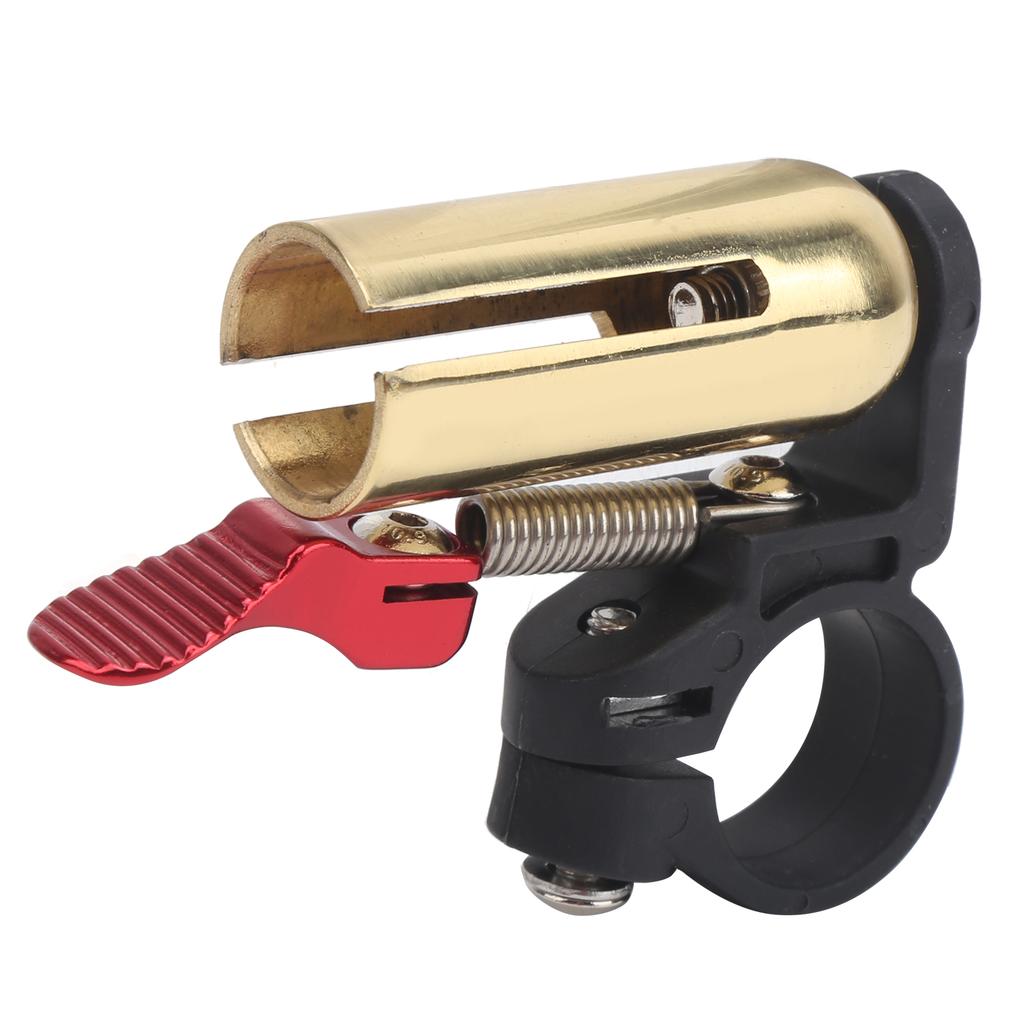 Vintage Bicycle Bell Clear Sound Copper Alloy Mountain Bike Handlebar Horn Cycling AccessoryGold