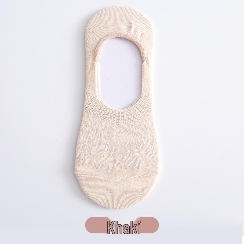 Women's Breathable Non-Slip Low-Cut Invisible Mesh Socks for Summer