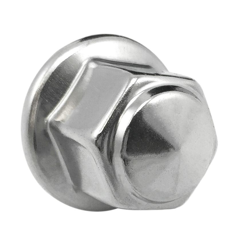 5pcs For Ford KA Transit Ranger Mondeo Kuga Focus Fiesta Car Wheel Lug Nuts M12X1.5 Silver 2434886 2179620 Car Tyre Accessories