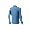 FILA Athletics Running Fitness Stand Collar Logo Knitted Long Sleeve Jacket Men Jacket Gray Cobalt-Blue A11M231501F-BU