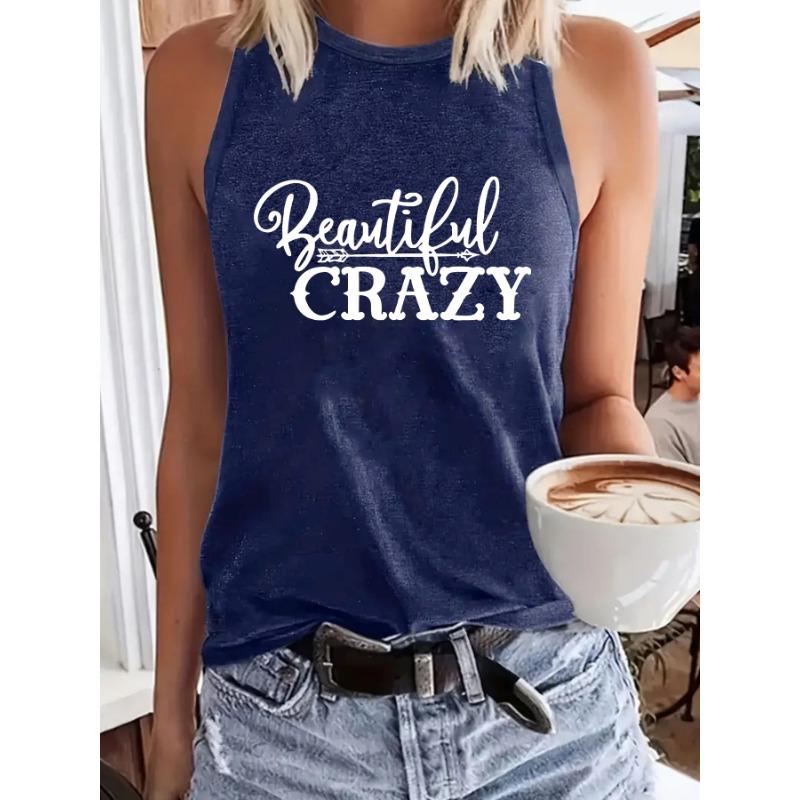 

Универсальный и удобный мягкий большой жилет Bea CRA с принтом для женщин XXL темно-синий