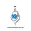 Kailaimei Korean Style Heart Pendant Necklace - Trendy Clavicle Chain Korean Accessories