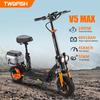 Trotinetă Electrică Pliabilă TWOFISH V5 MAX 1000W Baterie 48V 18Ah 45KM/H Suspensie Dublă Trotinetă pentru Navetă