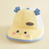 Cute Cartoon Semi-Mesh Children's Windproof Sun Hat - Versatile Outdoor Bucket Hat for Babies