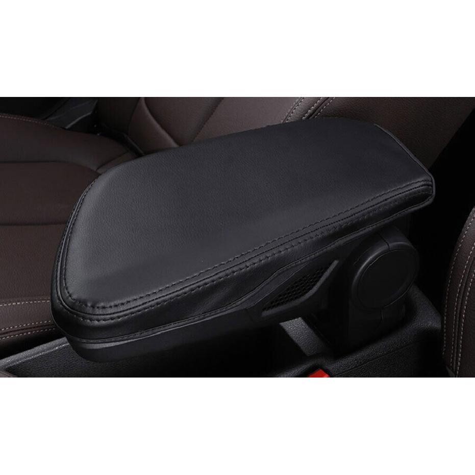 Fit For BMW X1 F48 2016-2021 Black Leather Armrest Box Holster Molding  Trim 1P