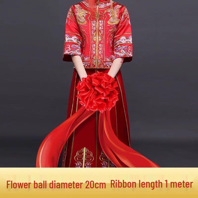 

Большой красный цветочный шар для свадеб и церемоний - Перерезание ленточки, украшение автомобиля и оформление мероприятия