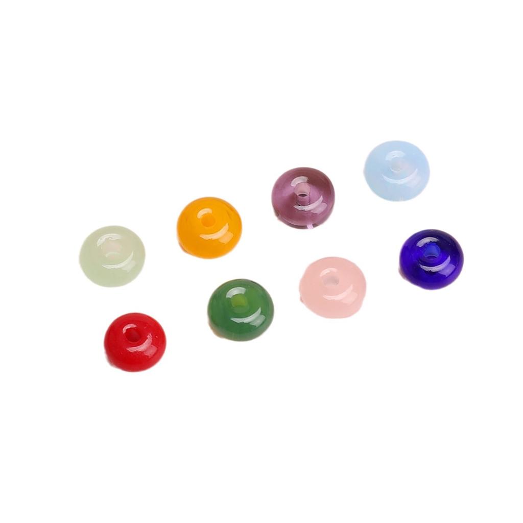 High quality wheel bead glass rice bead DIY jewelry accessories handmade beaded bracelet material