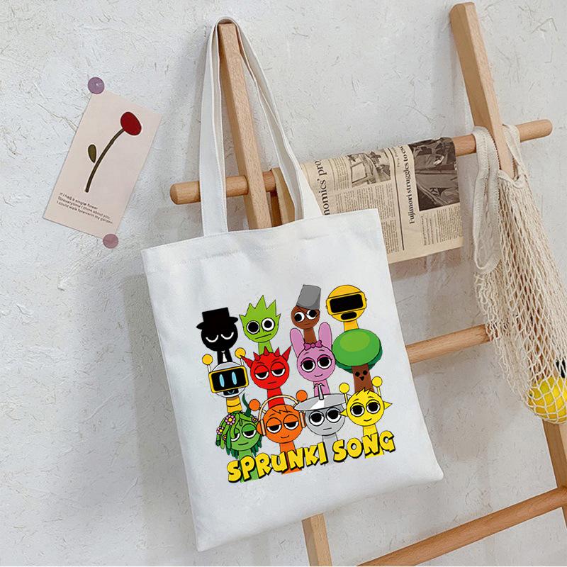 Game music box peripheral portable canvas bag to work out bento messenger bag shoulder bag large capacity