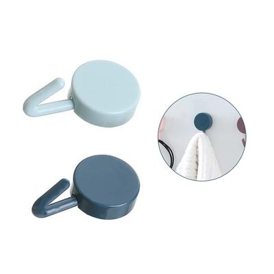 10pcs Storage Hooks Household Hangers Traceless Self-adhesive Hooks for Home Kitchen Office