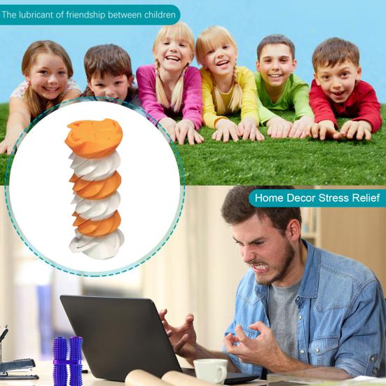 3D Printed Spiral Toy Vortex Thread Illusion Impossible Spiral Passthrough Sculpture Figurine Stress Relief Kids Adults Mini Spiral Fidget Toy