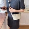 Simple Casual Bucket Bag Texture Spring and Summer New Popular Woven Fashion Single Shoulder Oblique Span Women's Bag