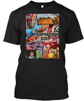 Supercross T-Shirt Made In the USA Size S To 5XL Unisex T-Shirt