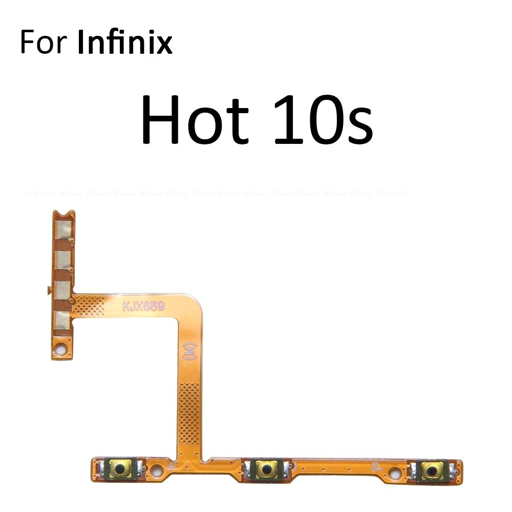 Power ON OFF Mute Switch Control Key Volume Button Flex Cable For infinix Hot 10 Play 10i 10s NFC 10T 11 2026 11s 12 Pro