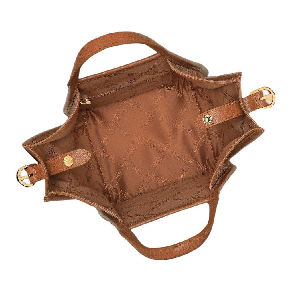 Longchamp Le Foulonné Adjustable Detachable Shoulder Strap Leather Crossbody Handbag Small Women handbags Caramel 10233021121