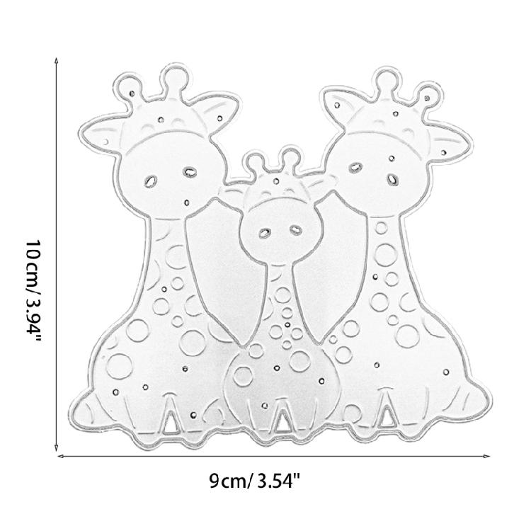 Animal Giraffe Cutting Dies DIY Stamps Crafts Embossing Scrapbooking Decoration
