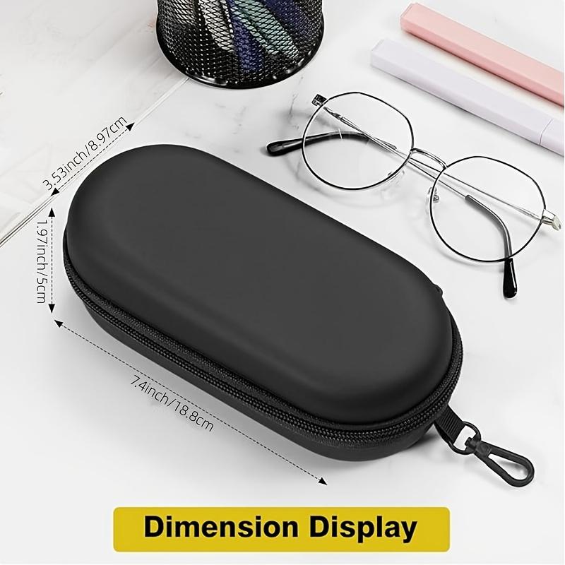Portable Dual Glasses Storage Box, Sturdy Hard Shell Double Eyeglasses Case, Minimalist Shockproof Sunglasses Holder
