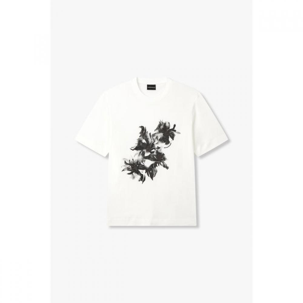 Emporio Armani Men Embroidery DeTail Crewneck T shirT A515126032 M