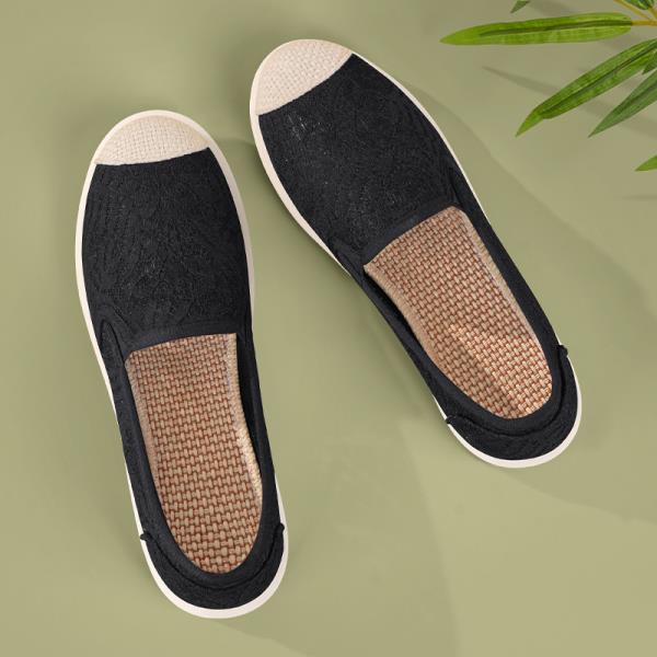 Fashion Casual Woman Shoe Clogs Platform Female Footwear Soft Creepers Espadrille Summer Dress New Breathable Fisherman Leisure Canvas 35 3395₽