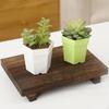 Pedestal Stand, Tray, Decoration, Plant Stand for Display, Wooden Party, Indoor, Coffee