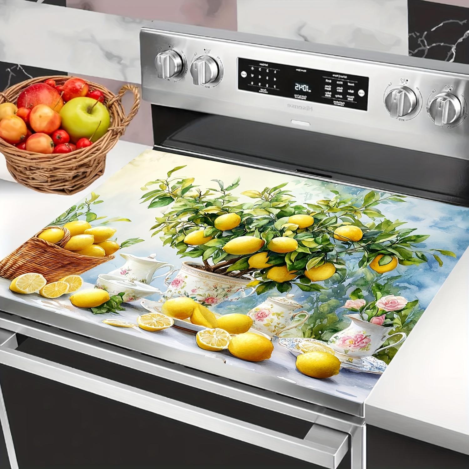 

1 шт. Лимон Фрукты Резиновый Коврик для Сушки Посуды для Кофейни Кухонный Ковер Посуда Прочный Диатомовый Ил Настольный Коврик Коврик для Посуды для Питомцев 30*40